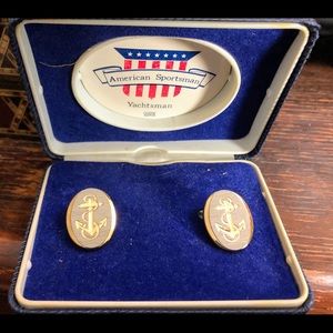 Vintage Swank anchor Cufflinks
